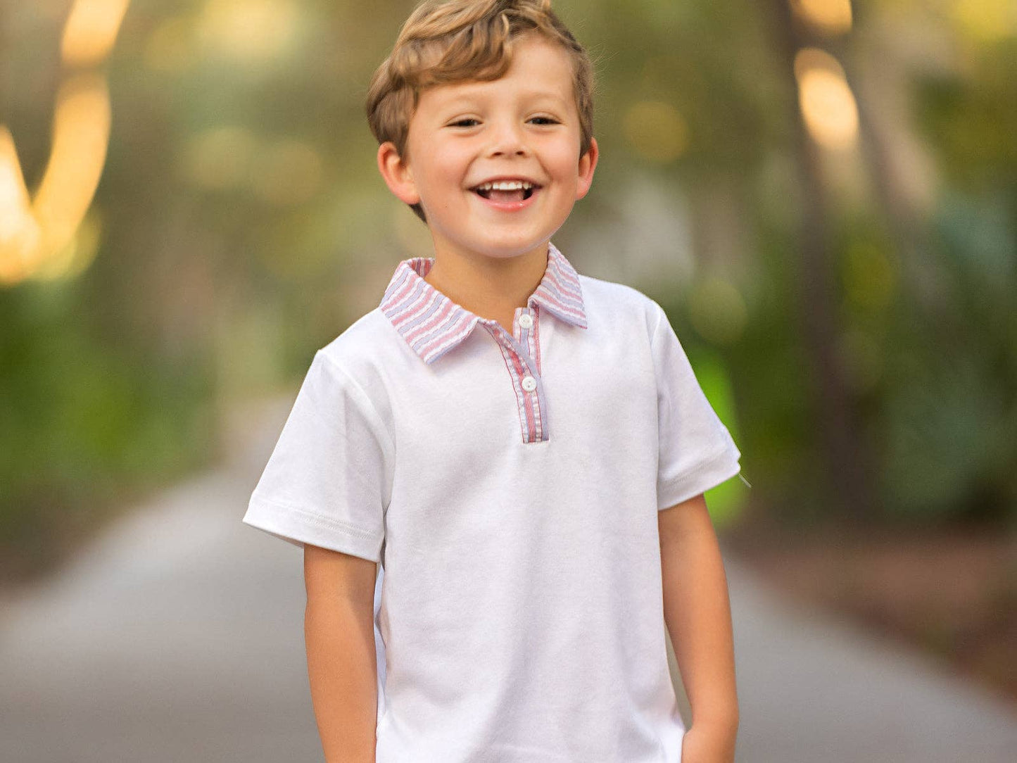 Jeremiah Patriotic Striped Shorts Set