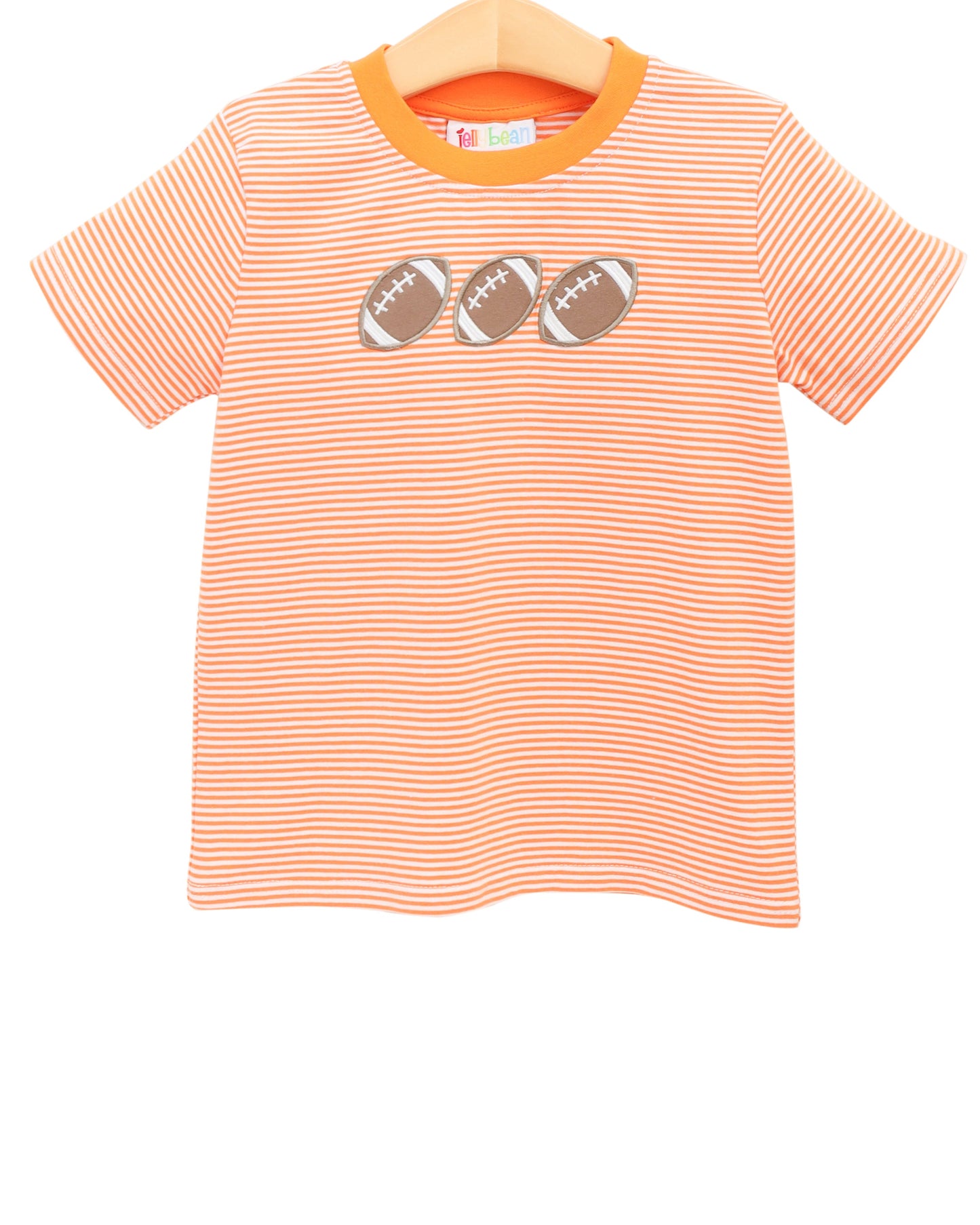 Football Trio Shirt-Orange Stripe