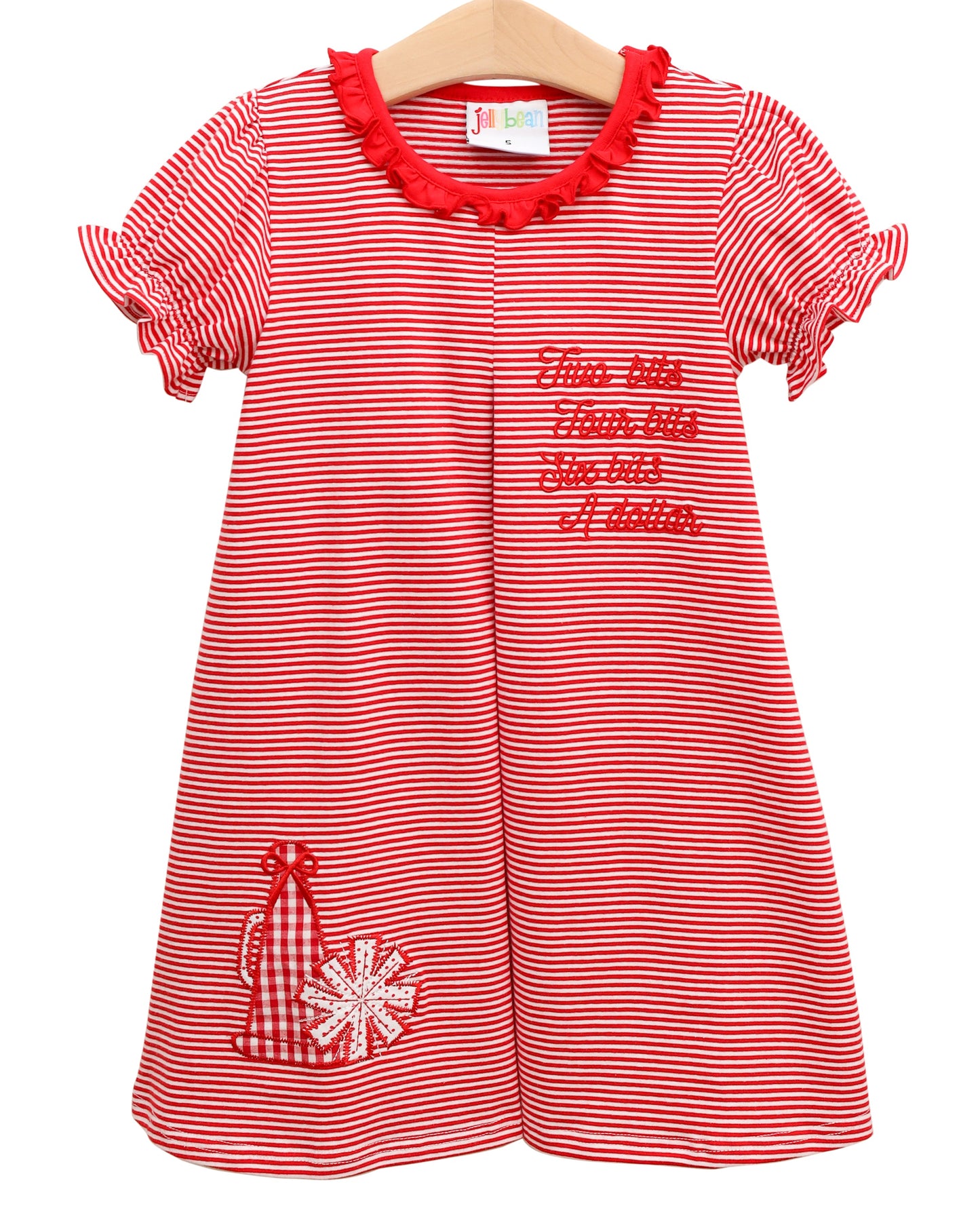 Stand Up & Holler Dress-Red Stripe