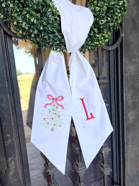 Custom Wreath Sash