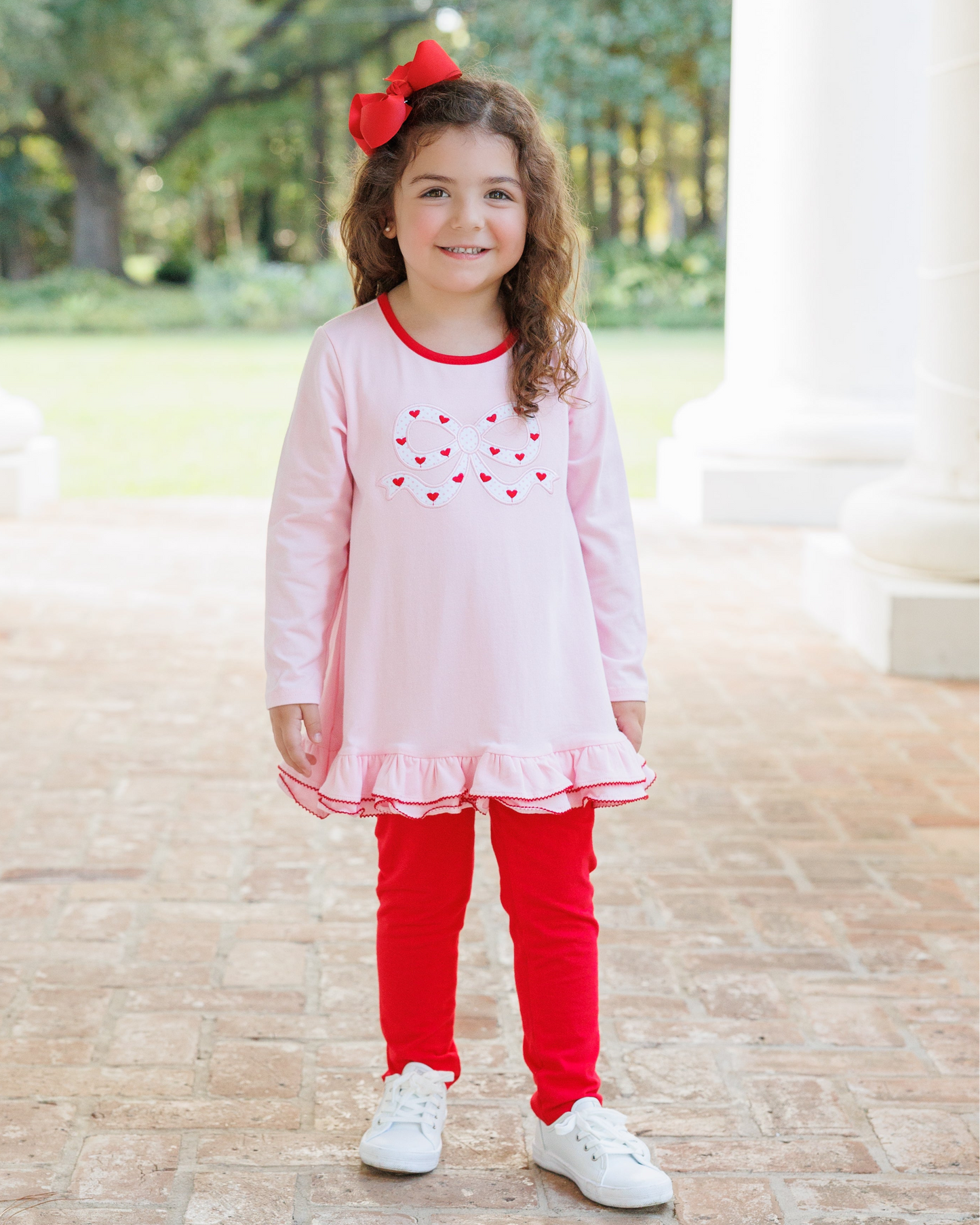 Cupids Bow Ruffle Pant Set