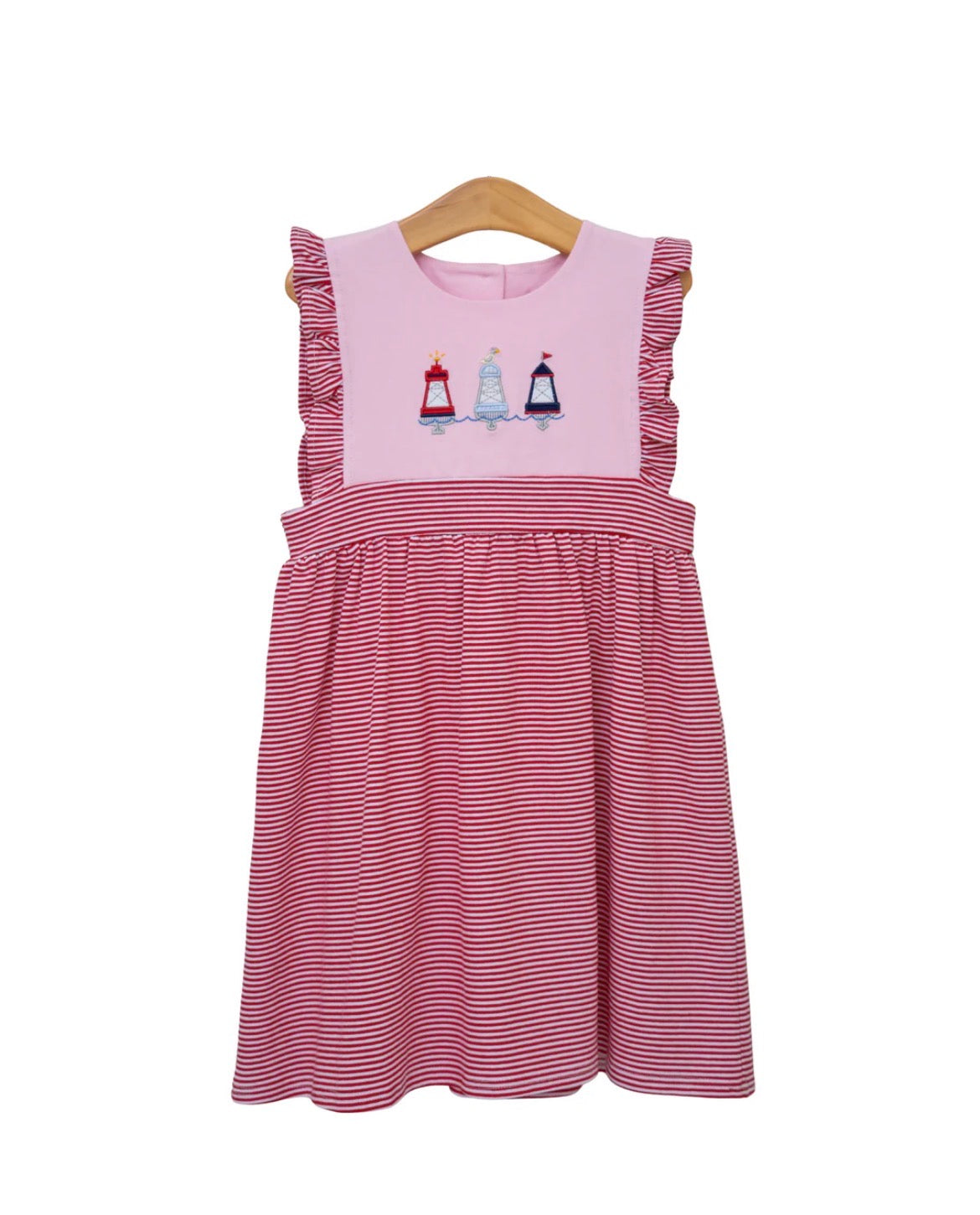 Red, White, and Buoy Dress