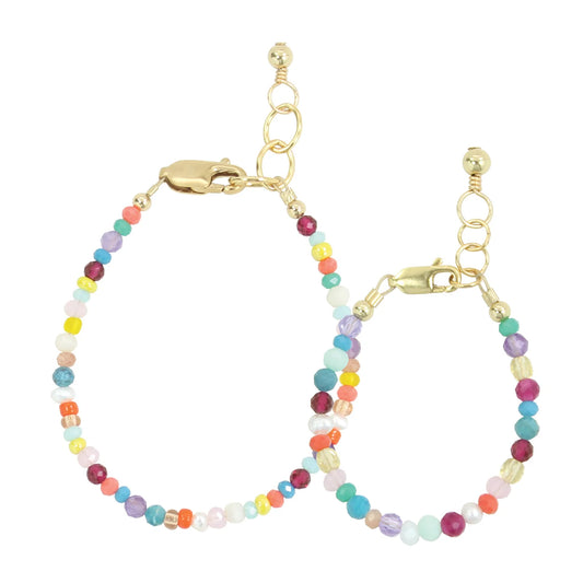 Confetti Mom + Mini Bracelet Set