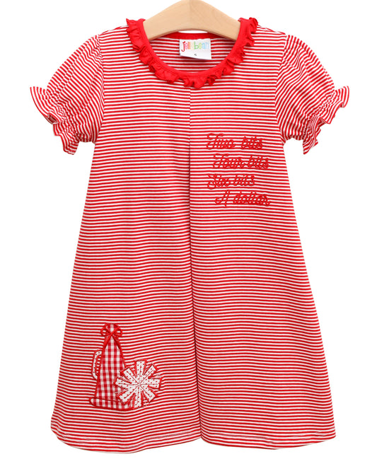 Stand Up & Holler Dress-Red Stripe
